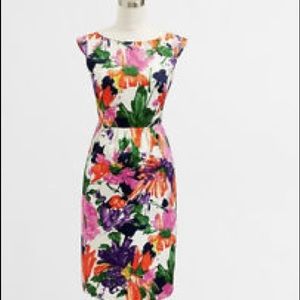 J. Crew floral sheath dress. Size 12